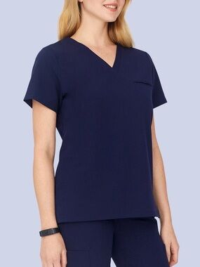 Mandala One Pocket Top Navy S NWT IN PACKAGE